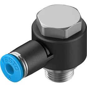 فیتینگ مدل Festo Push-in L-fitting QSLV-G1/8-4-100